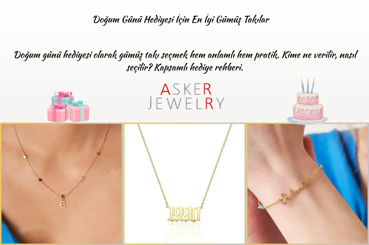 Doğum Günü Hediyesi İçin En İyi Gümüş Takılar