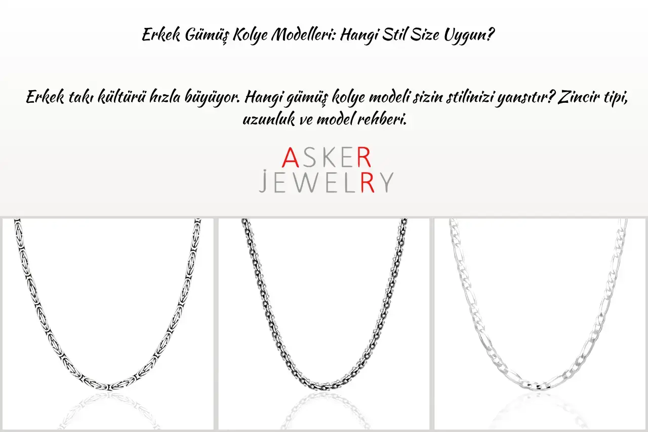 Erkek Gümüş Kolye Modelleri: Hangi Stil Size Uygun?