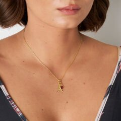 isim kolyesi - kalp - harf kolyesi