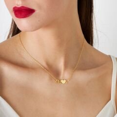 isim kolyesi - kalpli el yazısı harf kolyesi