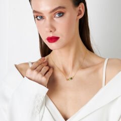 isim kolyesi - kalpli el yazısı harf kolyesi