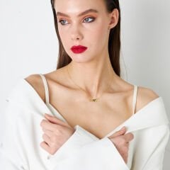 isim kolyesi - kalpli el yazısı harf kolyesi