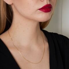 ince balıksırtı kolye