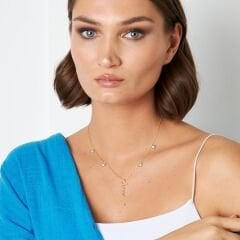 isim kolyesi - nazar boncuklu el yazısı kolye