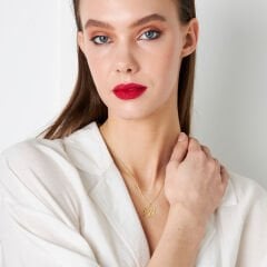 isim kolyesi-bükülmüş harflerle kolye