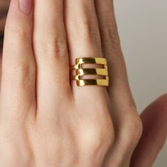 üç sıralı nervürlü halka