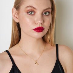 üç sıra kalp kolye