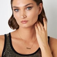 anne için isim kolyesi