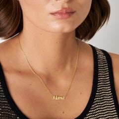 anne için isim kolyesi