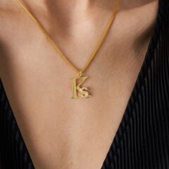 isim kolyesi - büyük ve küçük harf kombinasyonu