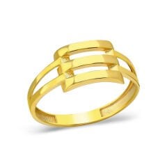 üçlü pürüzsüz nervürlü yüzük