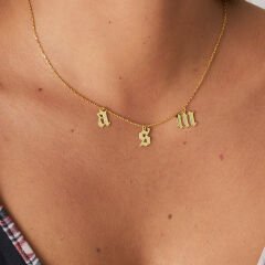 isim kolyesi-gotik kolye-harfli