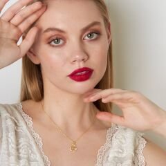 üç yapraklı yonca kolyesi