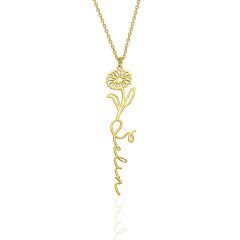 isim kolyesi-papatya-isim kolyesi