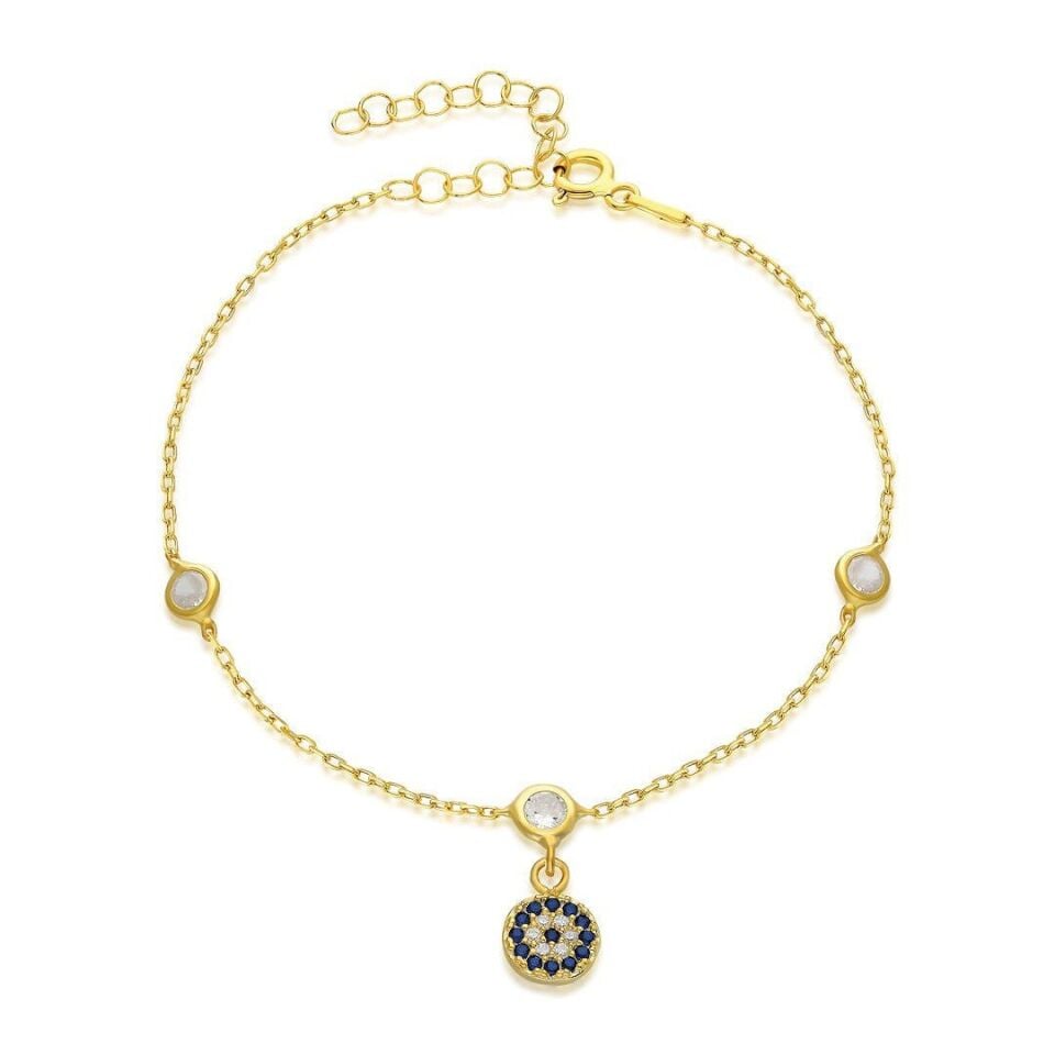 üç taşlı bilezik ve bosem gözü