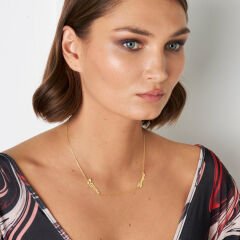 İsim kolyesi - iki isimli aile kolyesi