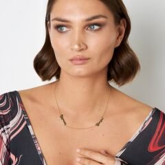 İsim kolyesi - iki isimli aile kolyesi