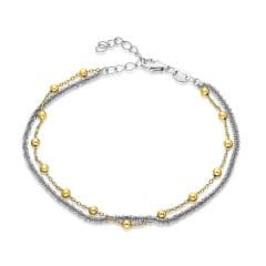 dorica-toplu-çift-zincirli bilezik