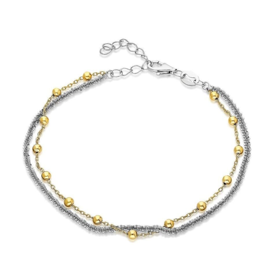 dorica-toplu-çift-zincirli bilezik