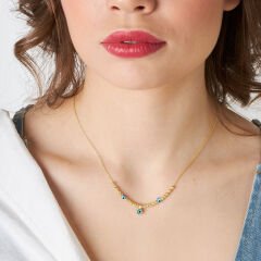 dorikan-boses-göz inci kolye