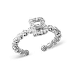 taşlı ve harfli dorika yüzüğü