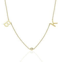 isim kolyesi-harf kolyesi-nokta taşlı