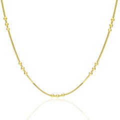 dorica gevşek zincir kolye