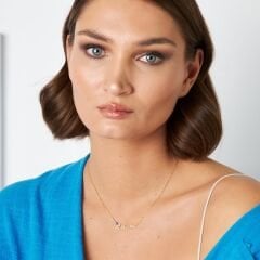 isim kolyesi - nazar - sade bir şekilde yazılmış isim kolyesi