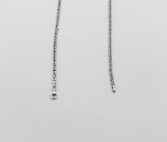 Yuvarlak Kral Zincir Kolye - 925 GÜMÜŞ