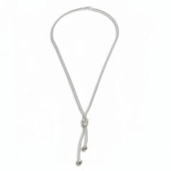 Düğüm Zincir Kolye - 925 GÜMÜŞ