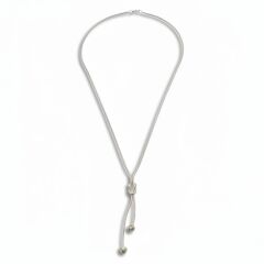 Düğüm Zincir Kolye - 925 GÜMÜŞ