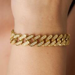 taşlı kalın gurme bilezik