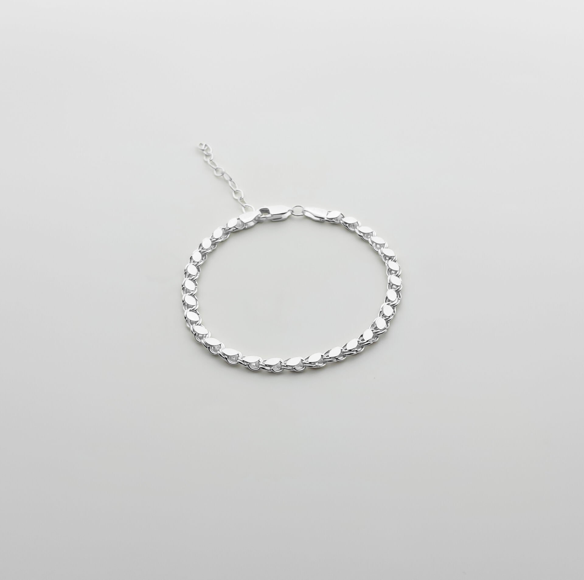 Pullu Zincir Bileklik - 925 GÜMÜŞ