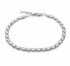 Pullu Zincir Bileklik - 925 GÜMÜŞ