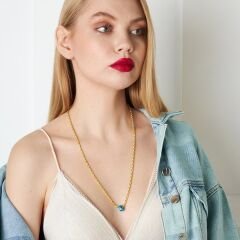 kalın ip zincir kolye