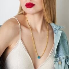 kalın ip zincir kolye