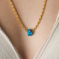 kalın ip zincir kolye