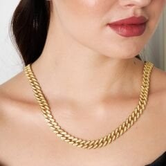 taşlı kalın gurme kolye