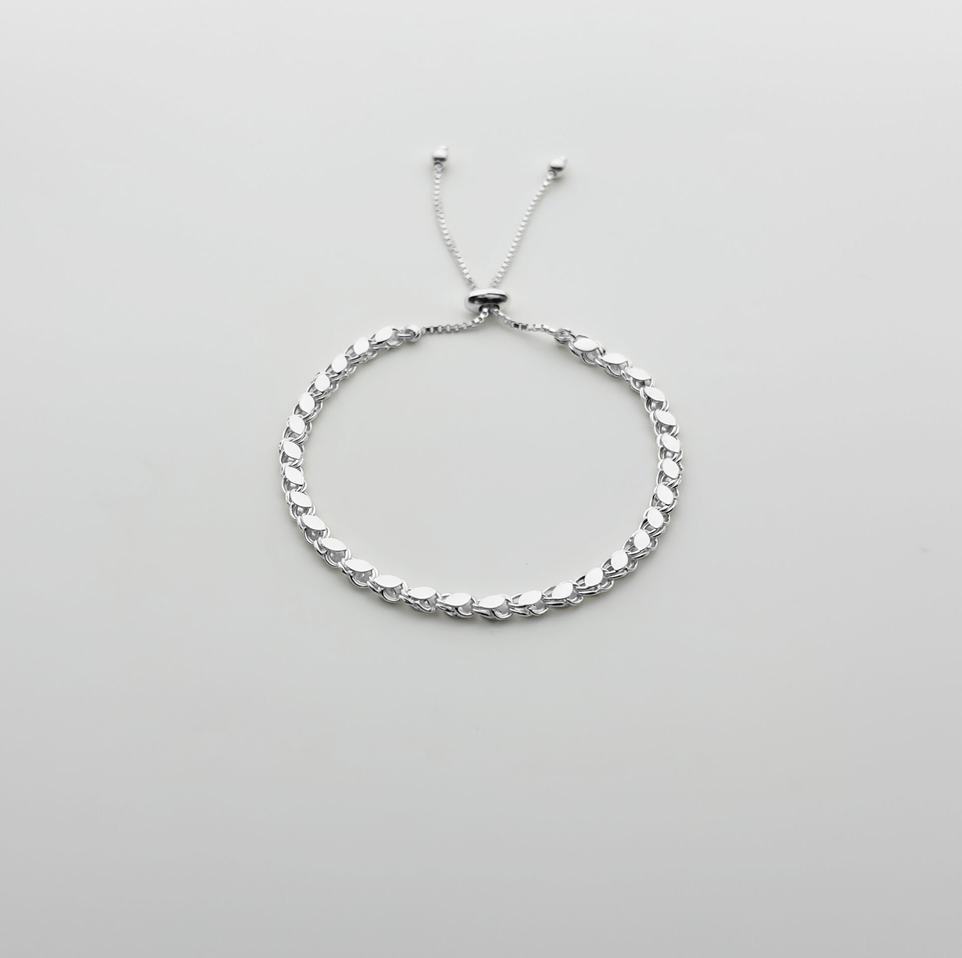 Pullu Zincir Asansörlü Bileklik - 925 GÜMÜŞ