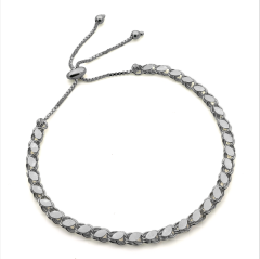 Pullu Zincir Asansörlü Bileklik - 925 GÜMÜŞ