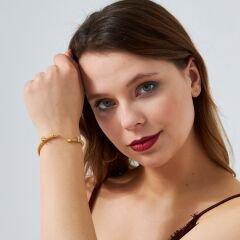 isim bileziği - taş ve harfli söğüt bileklik