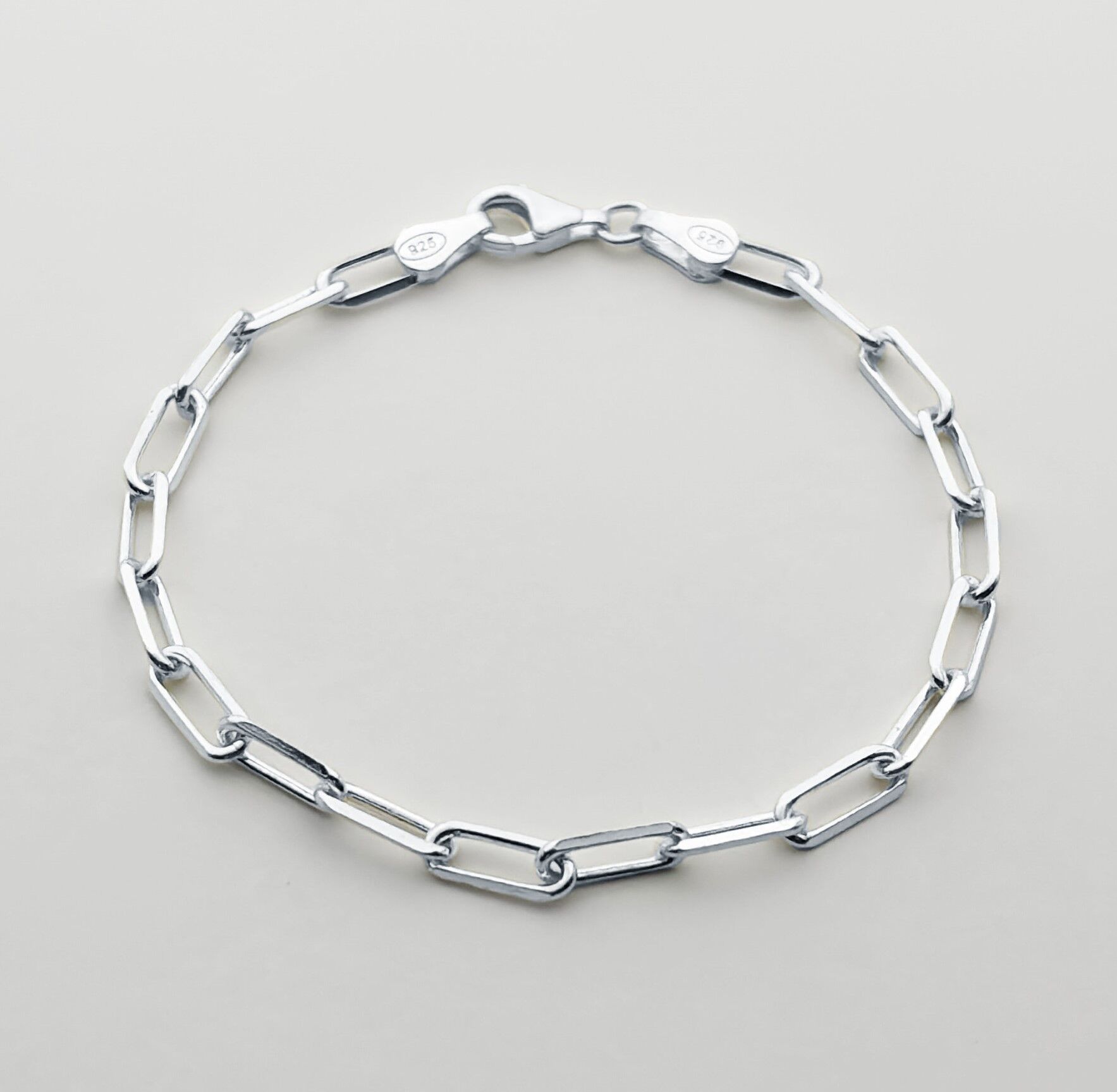 Mavi Taş Detaylı Gümüş Bileklik - 925 GÜMÜŞ