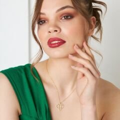 elmas tasarımlı kolye