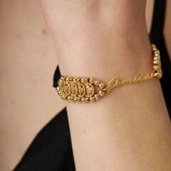 İsim bileziği - monogramlı isimli ip bileklik