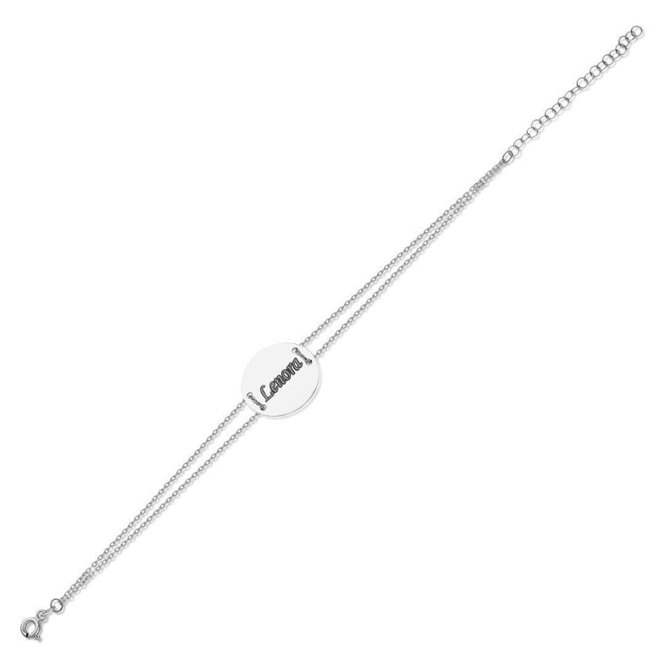 İsim Bileziği Yuvarlak Tabak İsim Bileziği