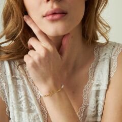 İsimli bileklik - isimli boncuklu bileklik