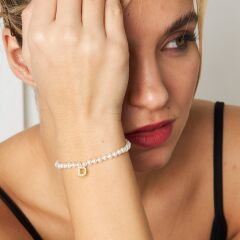 isim bileziği - harfli boncuklu bileklik