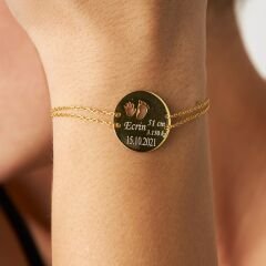 İsim bileziği - yeni doğan bebek el ve ayak bileziği