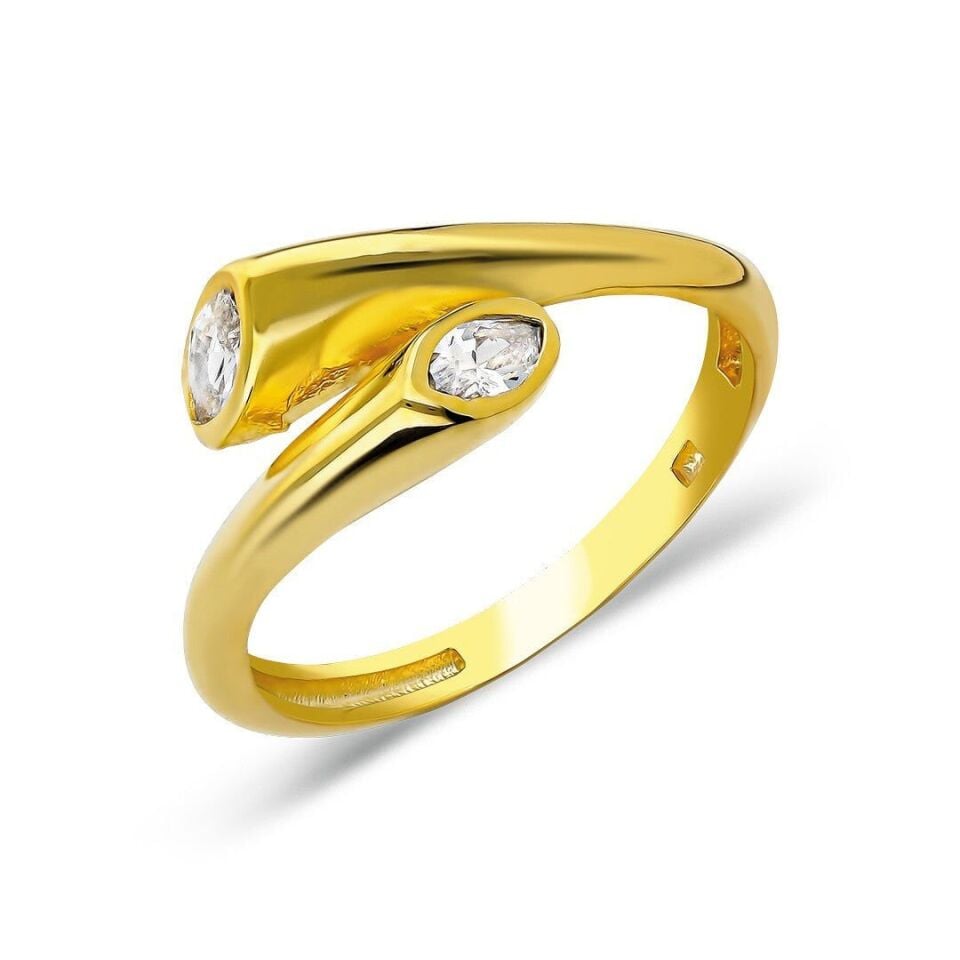 şeffaf zirkonyum yüzük