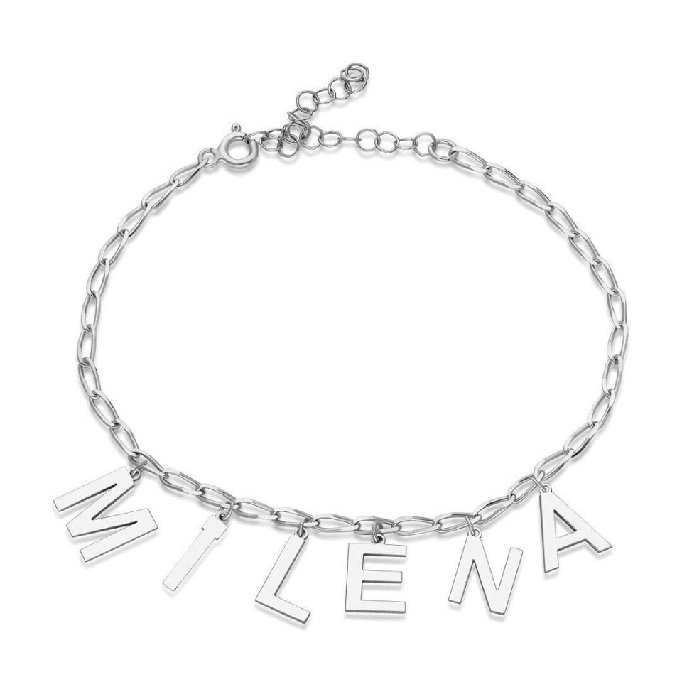 İsim Bilekliği Ayrı Harfli